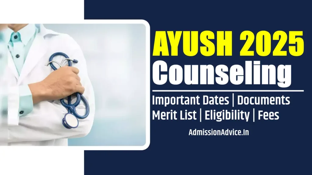 AYUSH Counselling 2025