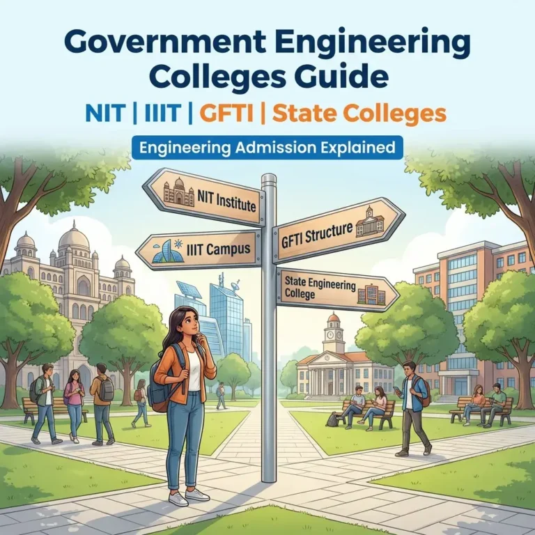 Government Engineering Colleges in India NIT IIIT GFTI Guide