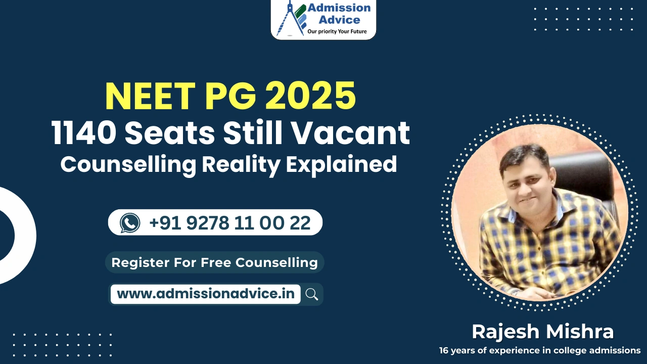NEET PG 2025 Seats Vacant