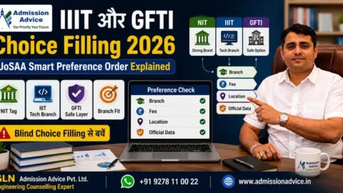 IIIT और GFTI Choice Filling 2026: JoSAA में Smart Preference Order कैसे बनाएं?