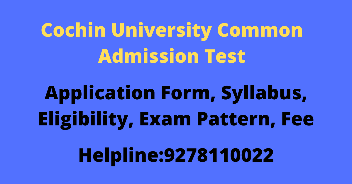 Cochin University Common Admission Test