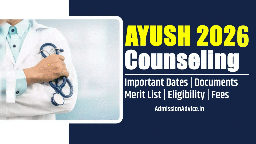 AYUSH Counselling 2026