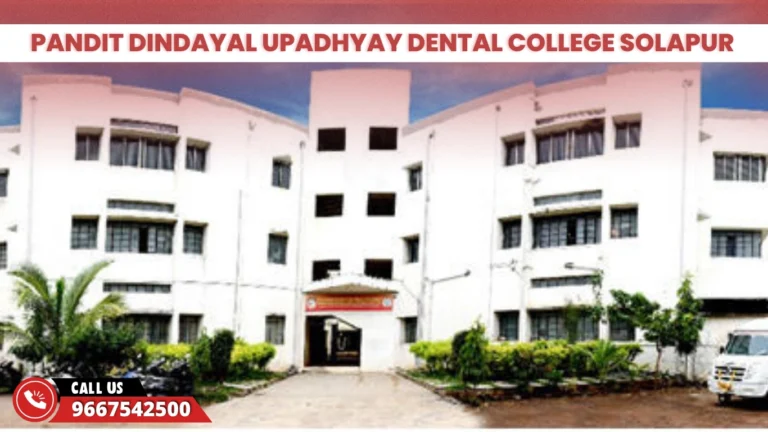 Pandit Dindayal Upadhyay Dental College Solapur