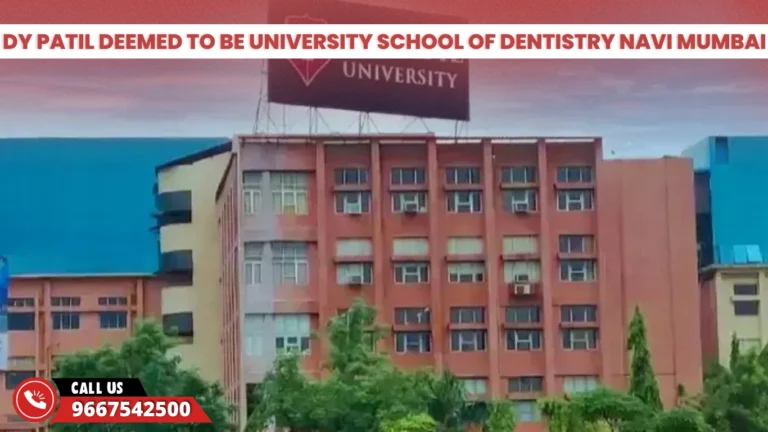 DY Patil Deemed to be University School of Dentistry Navi Mumbai