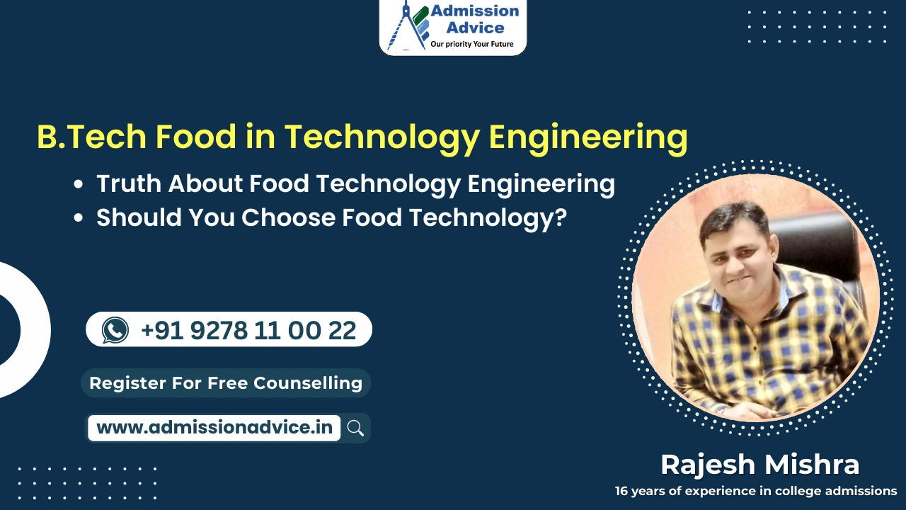 B.Tech Food in Technology Engineering