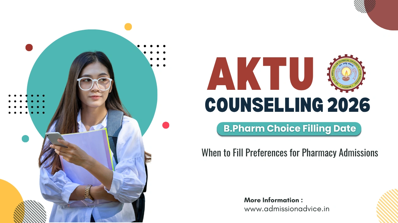 AKTU B.Pharm Choice Filling Date 2026