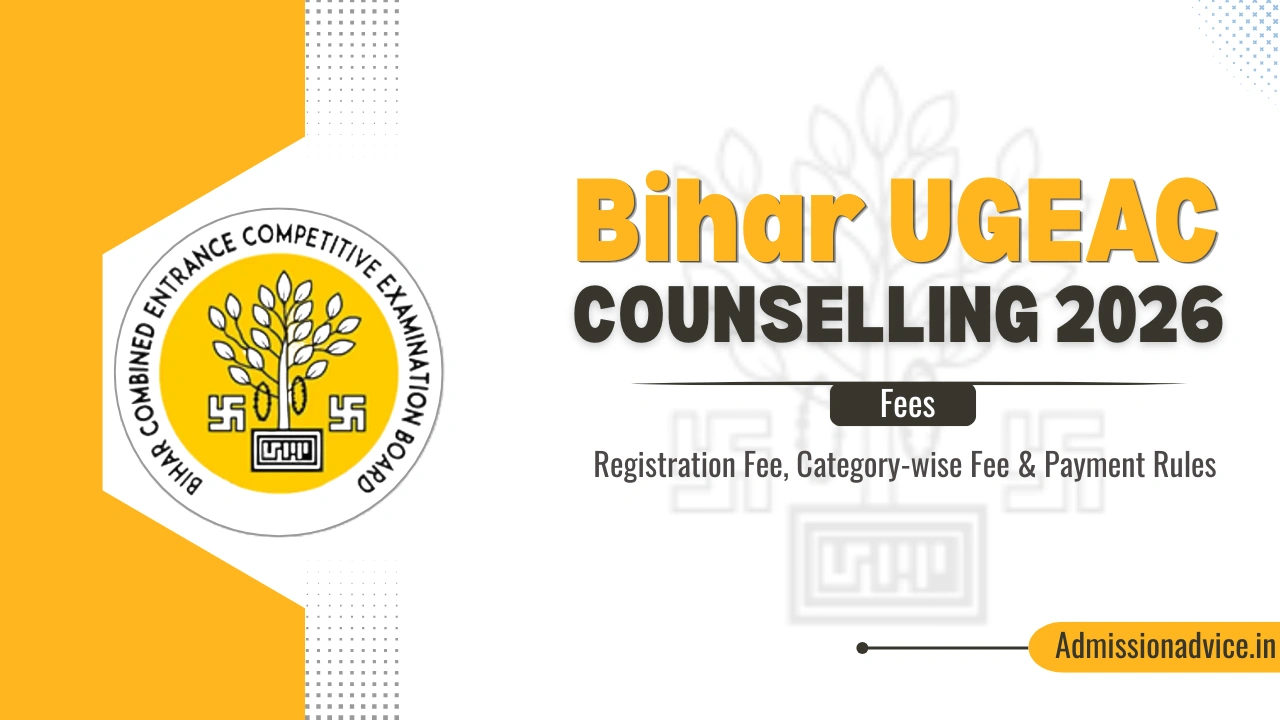 Bihar UGEAC Counselling Fees 2026