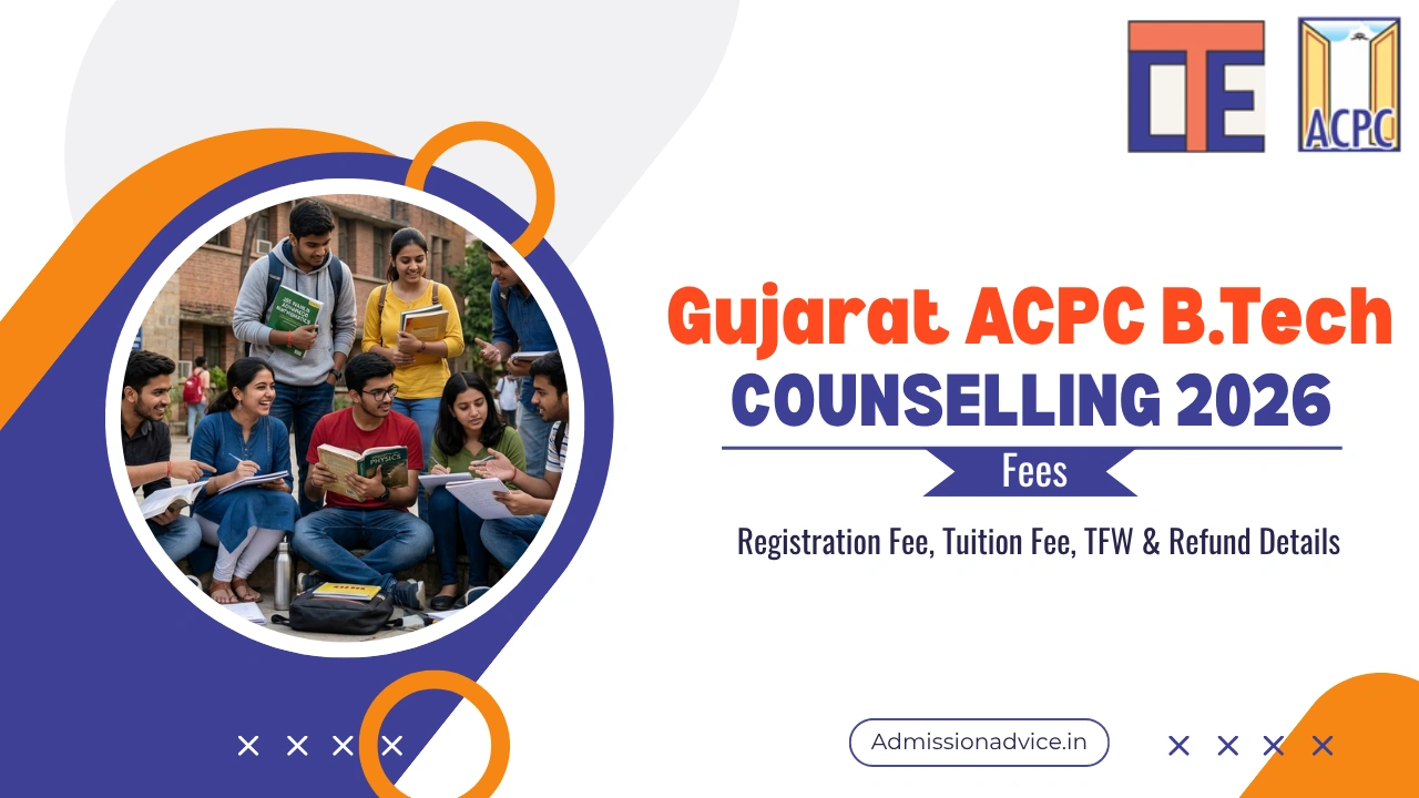 Gujarat ACPC B.Tech Counselling Fees 2026