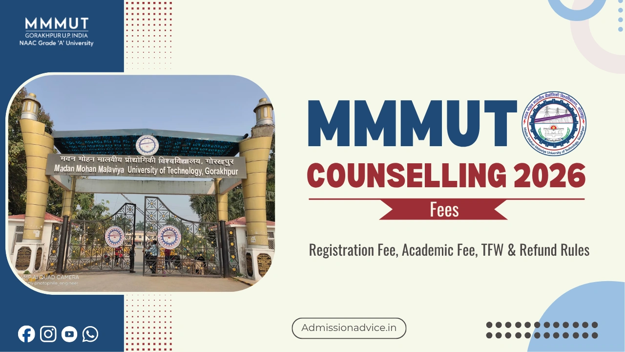 MMMUT Counselling Fees 2026
