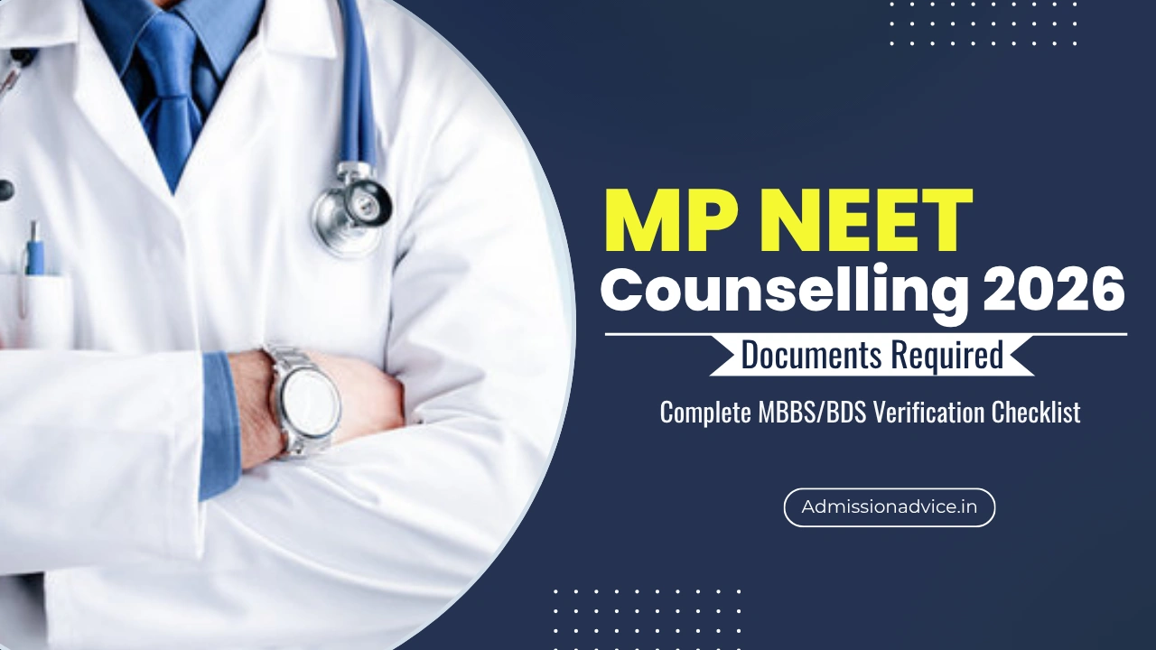 MP NEET Counselling 2026 Documents Required