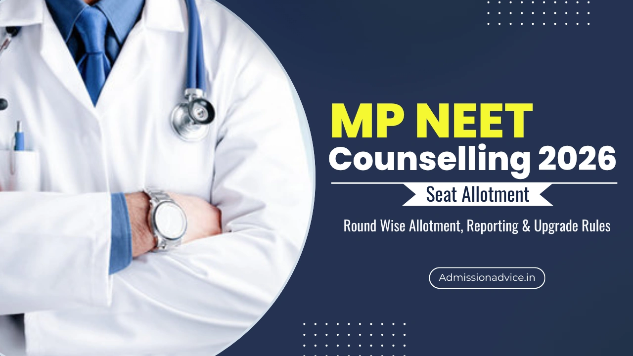 MP NEET Counselling 2026 Seat Allotment