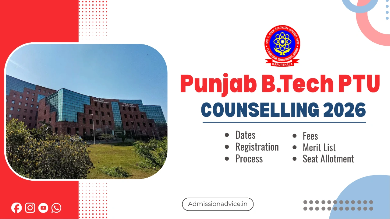 Punjab B.Tech PTU Counselling 2026