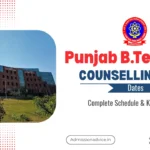 Punjab B.Tech PTU Counselling Dates