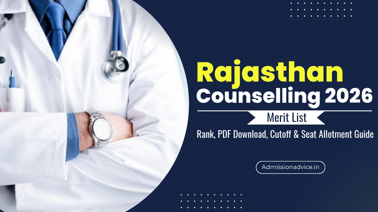 Rajasthan NEET UG Counselling 2026 Merit List