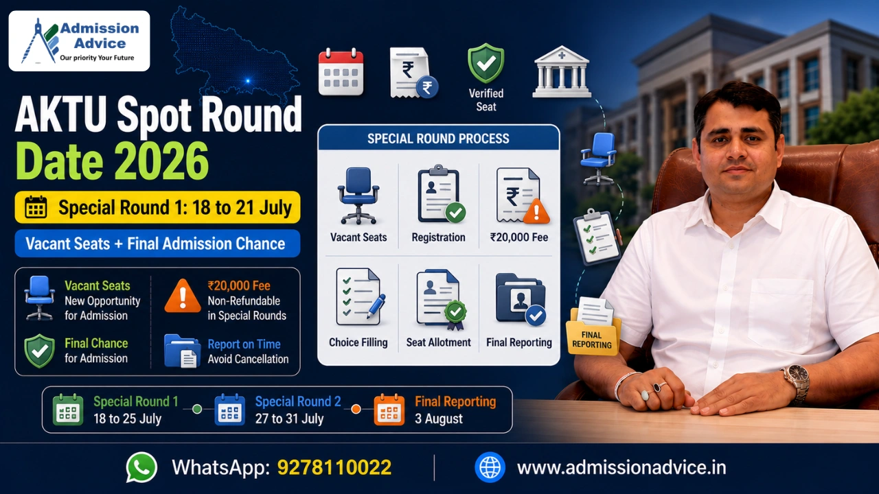 AKTU Spot Round Date 2026