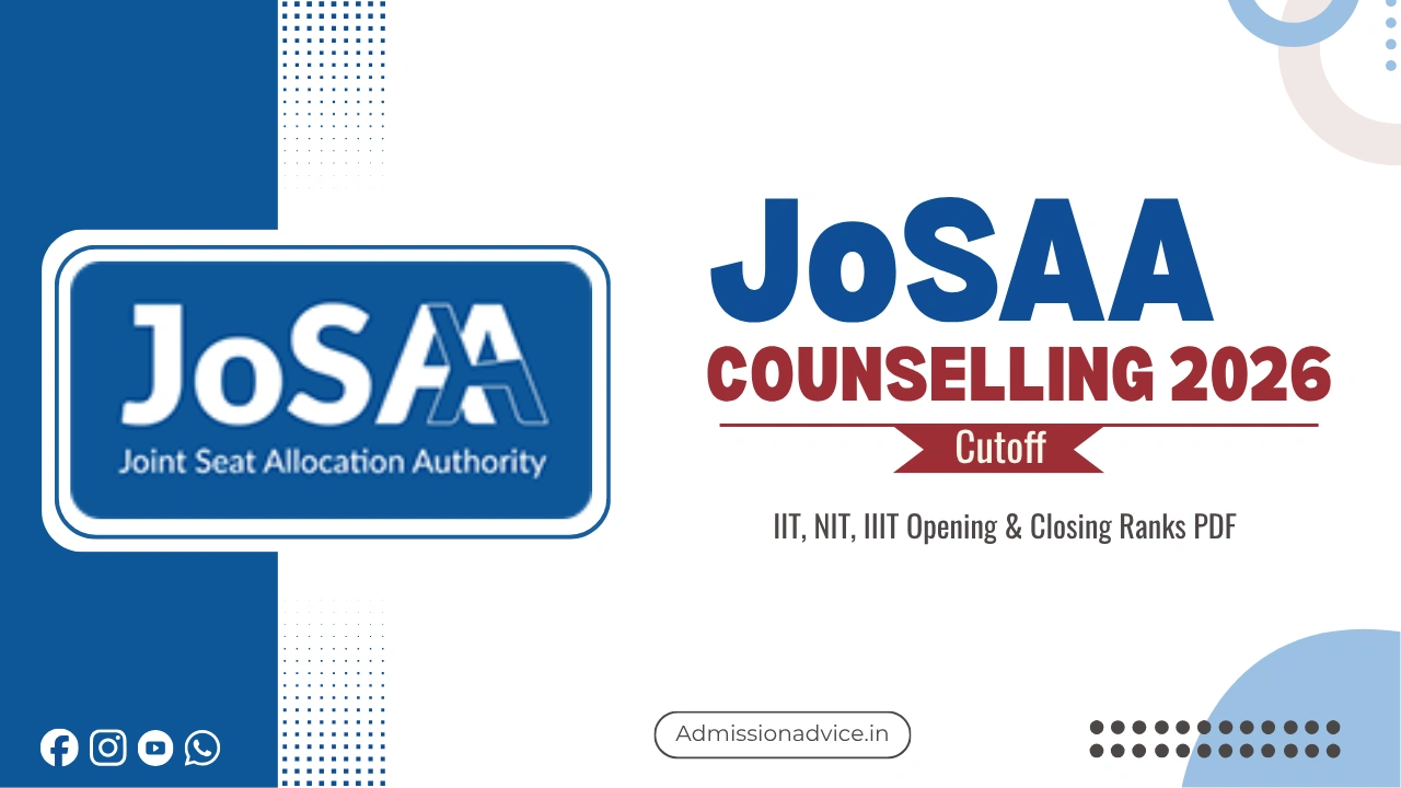 JoSAA Counselling Cutoff 2026