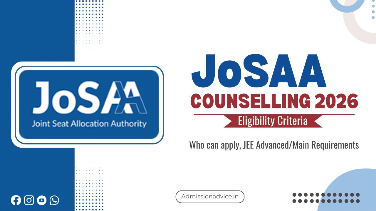 JoSAA Counselling Eligibility Criteria 2026