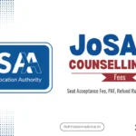JoSAA Counselling Fees 2026